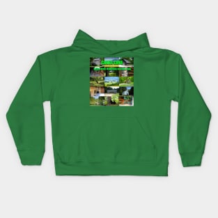 Cades Cove poster A Kids Hoodie